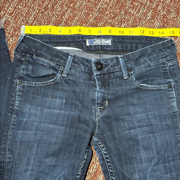 Hudson Jeans y2k vintage low rise straight leg dark wash denim women’s 28 - Picture 14 of 15